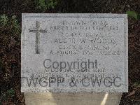 Twelve Tree Copse Cemetery - Woods, Alger William