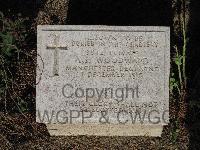 Twelve Tree Copse Cemetery - Woodward, A H