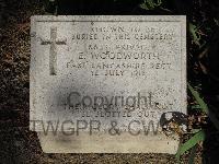 Twelve Tree Copse Cemetery - Woodworth, E