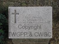 Hill 10 Cemetery - Gallagher, J