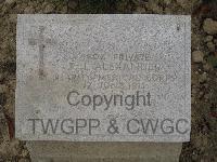 Lancashire Landing Cemetery - Alexander, Benjamin