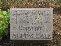 Pink Farm Cemetery&#44; Helles - Allison, J