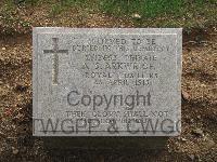 Pink Farm Cemetery&#44; Helles - Arkwright, A S