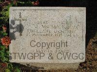 Pink Farm Cemetery - McManus, J