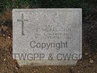 Pink Farm Cemetery - Meiklejohn, R