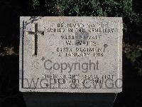 Redoubt Cemetery&#44; Helles - White, W