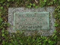 Quebec City (Mount Hermon) Cemetery - Durig, Albert