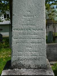 Quebec City (Mount Hermon) Cemetery - Marr, Charles
