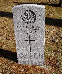 Quebec City (Mount Hermon) Cemetery - Warner, John Henry