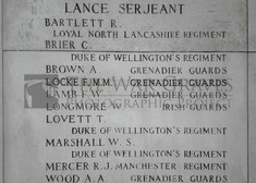Ypres (Menin Gate) Memorial - LOCKE, FRANK