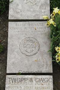 Boulogne Eastern Cemetery - Abbott, George Henry