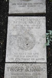 Boulogne Eastern Cemetery - Ablett, Arthur