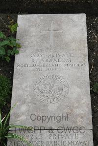 Boulogne Eastern Cemetery - Absalom, R