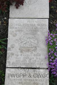 Boulogne Eastern Cemetery - Bland, George Edward