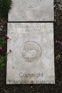 Boulogne Eastern Cemetery - Brown, James