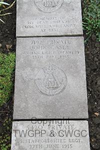 Boulogne Eastern Cemetery - Casey, John