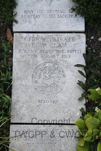 Boulogne Eastern Cemetery - Clay, Ernest William