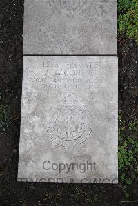 Boulogne Eastern Cemetery - Coning, J T
