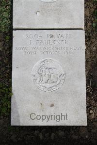 Boulogne Eastern Cemetery - Faulkner, J