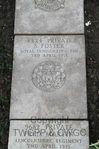 Boulogne Eastern Cemetery - Foster, S