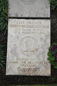 Boulogne Eastern Cemetery - Gourlay, Andrew Archibald