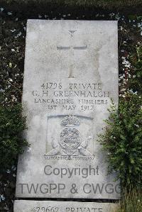Boulogne Eastern Cemetery - Greenhalgh, George Hartley
