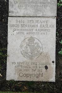 Boulogne Eastern Cemetery - Haslam, Hugh Benjamin