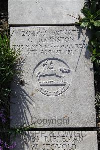 Boulogne Eastern Cemetery - Johnston, George