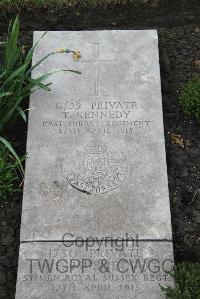 Boulogne Eastern Cemetery - Kennedy, T