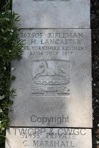Boulogne Eastern Cemetery - Lancaster, George Henry