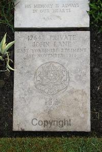 Boulogne Eastern Cemetery - Lane, John