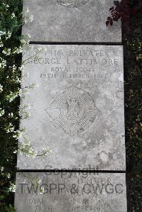 Boulogne Eastern Cemetery - Lattimore, George