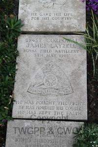 Boulogne Eastern Cemetery - Layzell, James