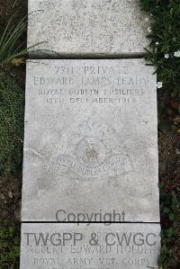Boulogne Eastern Cemetery - Leahy, Edward James