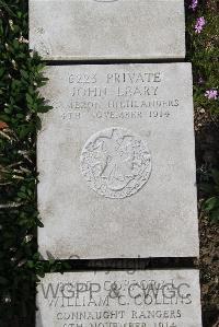 Boulogne Eastern Cemetery - Leary, John