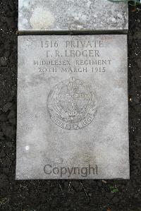 Boulogne Eastern Cemetery - Ledger, T R