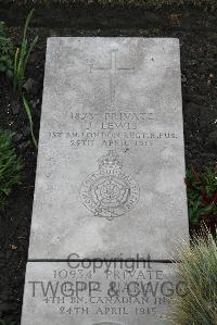 Boulogne Eastern Cemetery - Lewis, J