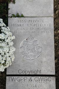 Boulogne Eastern Cemetery - Lightfoot, Henry