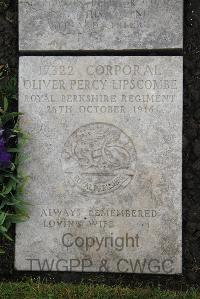 Boulogne Eastern Cemetery - Lipscombe, Oliver Percy