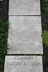 Boulogne Eastern Cemetery - Littlefield, Walter Edward