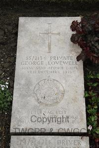 Boulogne Eastern Cemetery - Lovewell, George
