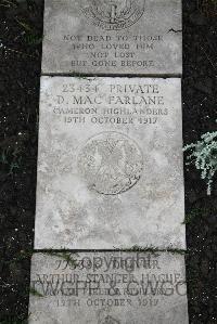 Boulogne Eastern Cemetery - MacFarlane, Donald