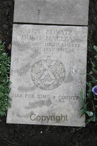 Boulogne Eastern Cemetery - MacLean, Hugh