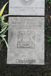Boulogne Eastern Cemetery - Maddox, Thomas