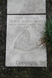 Boulogne Eastern Cemetery - Mann, George Martin