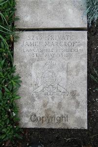 Boulogne Eastern Cemetery - Marcroft, James