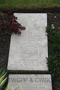 Boulogne Eastern Cemetery - Marsden, James