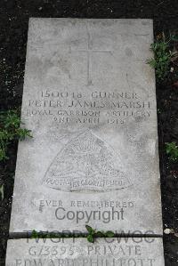 Boulogne Eastern Cemetery - Marsh, Peter James