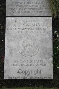 Boulogne Eastern Cemetery - Marshall, Arthur Sydney