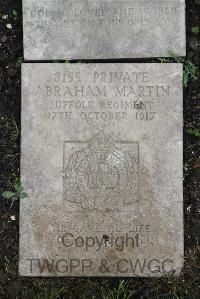 Boulogne Eastern Cemetery - Martin, Abraham